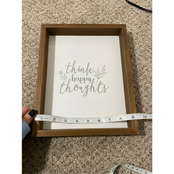 Set of 2 Hobby Lobby Positive Thoughts Positivity Home Decor Signs - Picture 7 of 9
